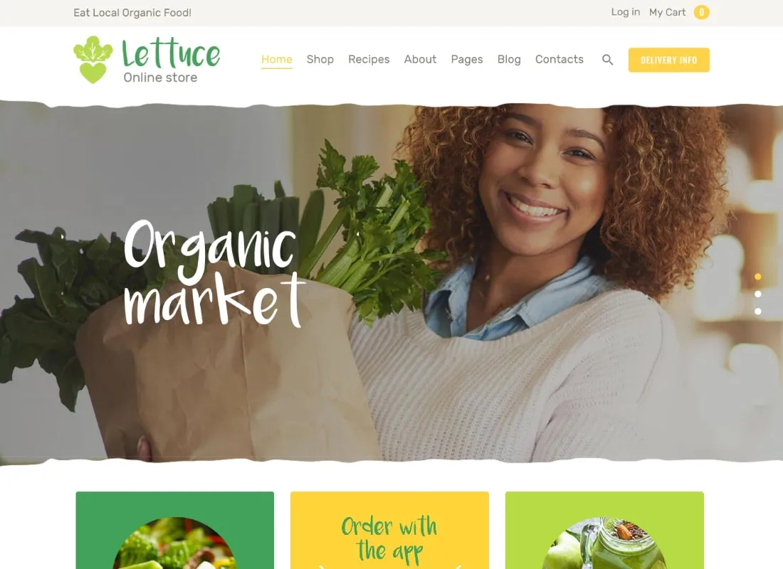 selada | Tema WordPress Produk Makanan Organik & Eco Online Store