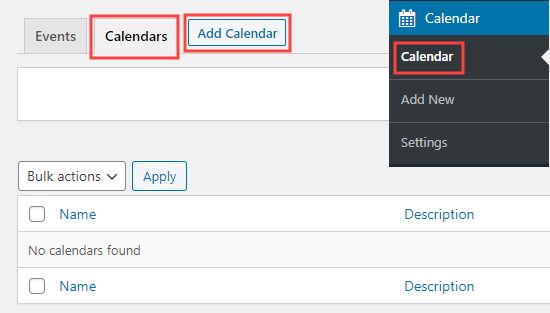 Tambahkan Kalender di Kalender Gula