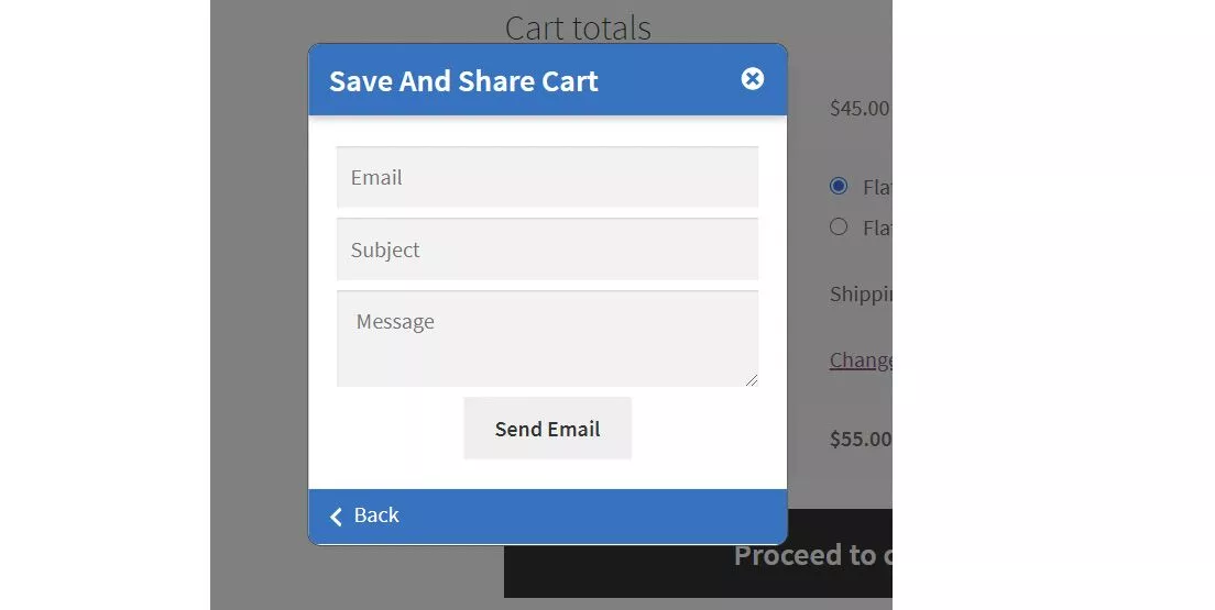 Save and Share Cart ، وهو مكون إضافي لـ WooCommerce لمشاركة سلة التسوق الخاصة بك