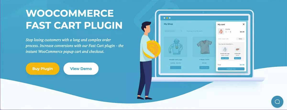 WooCommerce Fast Cart ، مكون إضافي لعربة التسوق WooCommerce