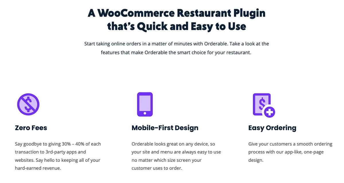 قابل للطلب ، مكون إضافي لعربة تسوق WooCommerce للمطاعم