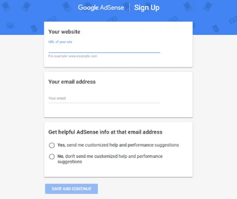 AdSenseへの登録を完了する