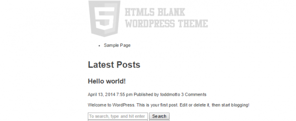 HTML5 Imagine goală