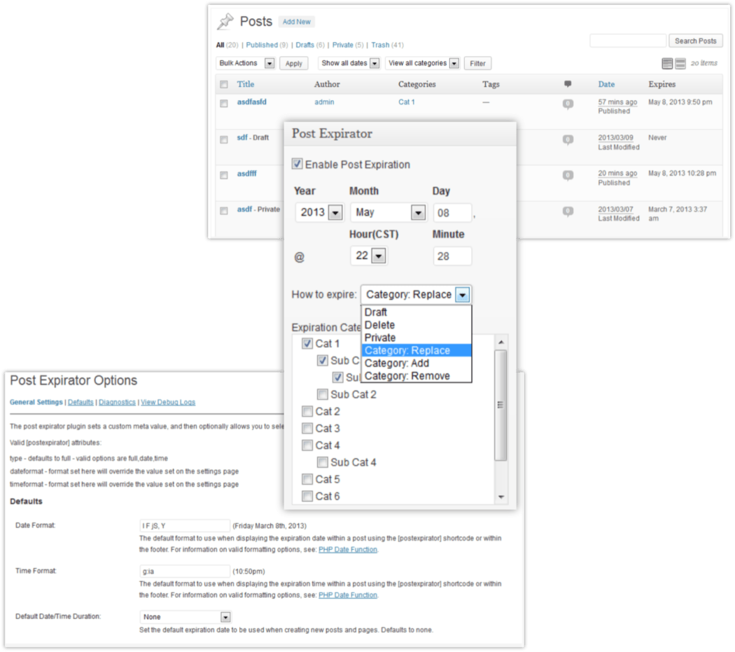 PublishPress Future Screenshots.