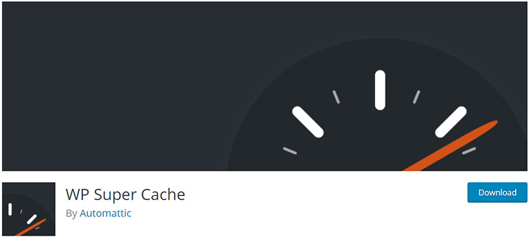 Plugin WP Super Cache per le prestazioni di WordPress