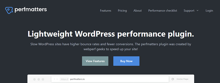Plugin PerfMatter per l'ottimizzazione della velocità di WordPress