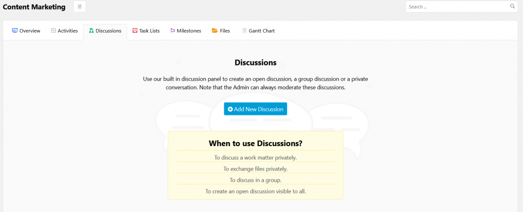 Excellent moyen de discussion d'équipe