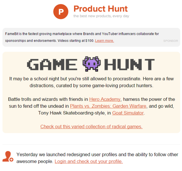 Um jogo por email