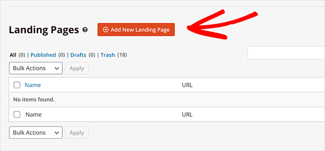 創建新登陸頁面 - SeedProd Add a new landing page in WordPress