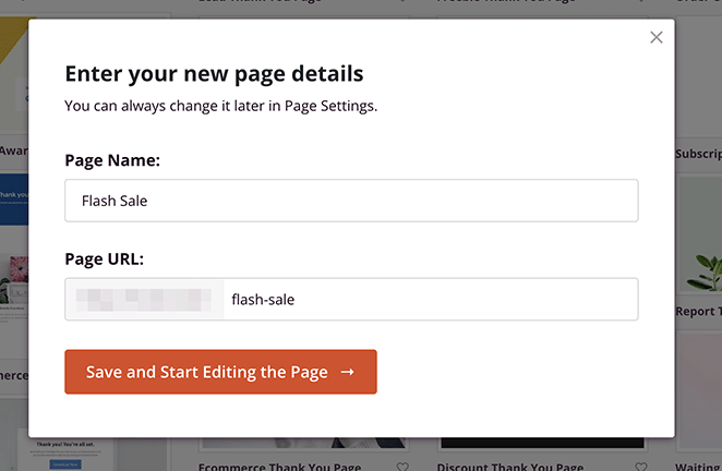 登陸頁面名稱 url - SeedProd Start editing your landing page with countdown timer