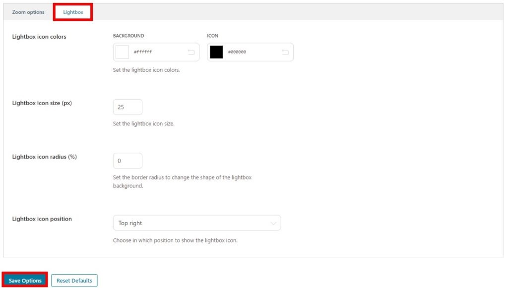plugins de zoom de imagem de produto woocommerce lightbox