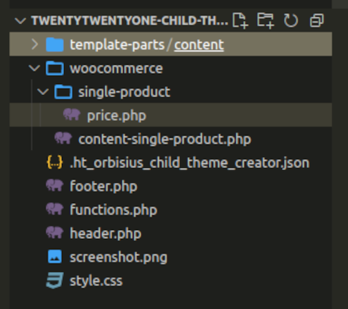 覆蓋 woocommerce 模板文件