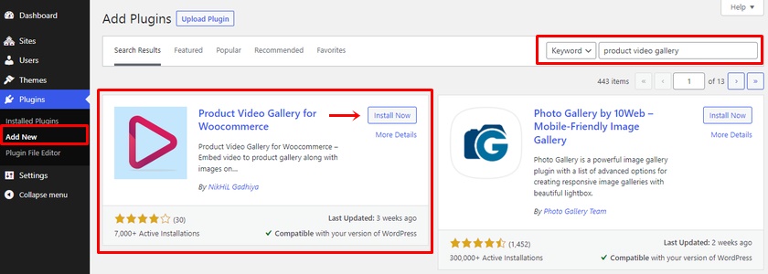WooCommerce ürün galerisine video ekleme
