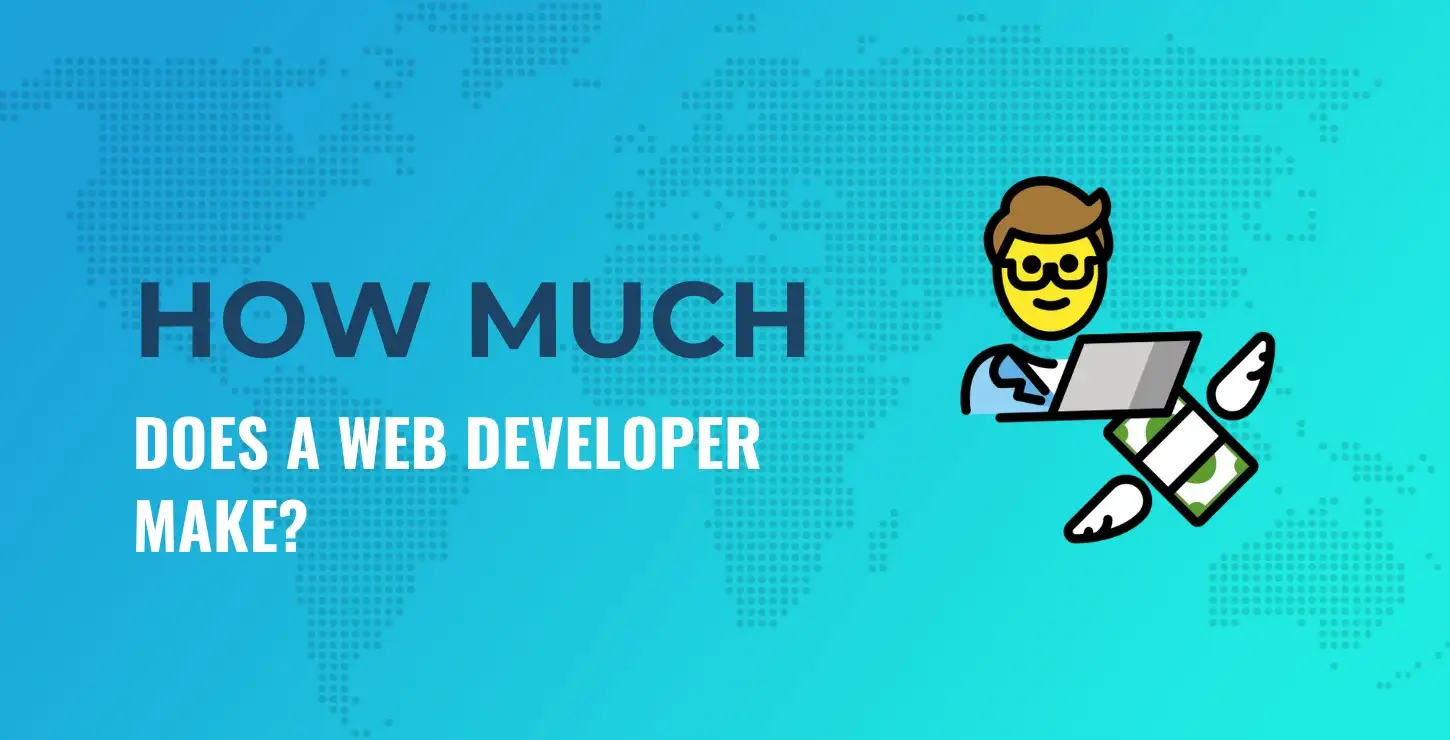 Salaire moyen d'un développeur Web