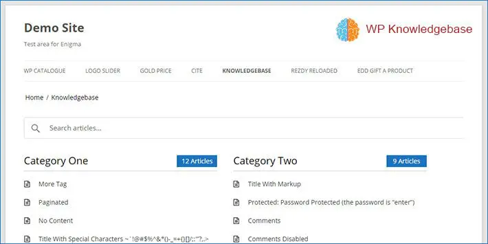 ปลั๊กอิน WordPress ฐานความรู้ WP