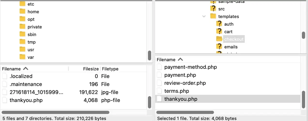 acessando um site via FTP