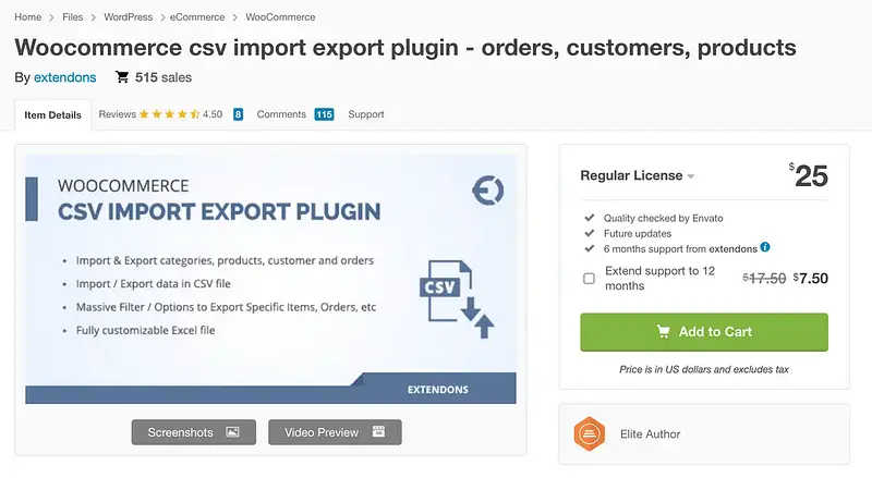 WooCommerce Wtyczka importu i eksportu CSV