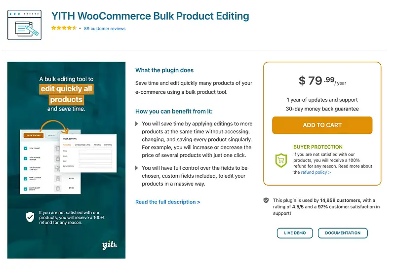 Wtyczka YITH WooCommerce do edycji produktów zbiorczych