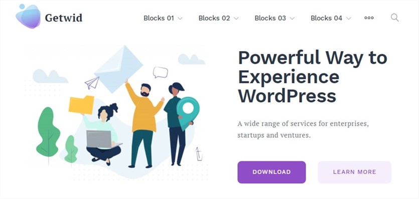 Getwid Base Darmowy motyw WordPress