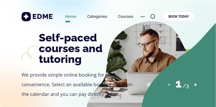 Edme Najlepszy motyw WordPress dla Elementora dla początkujących