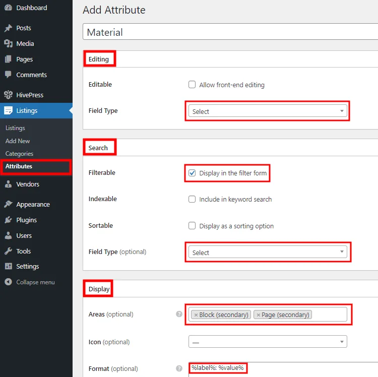 ตัวอย่างการเพิ่มฟิลด์รายการแบบกำหนดเองใน WordPress
