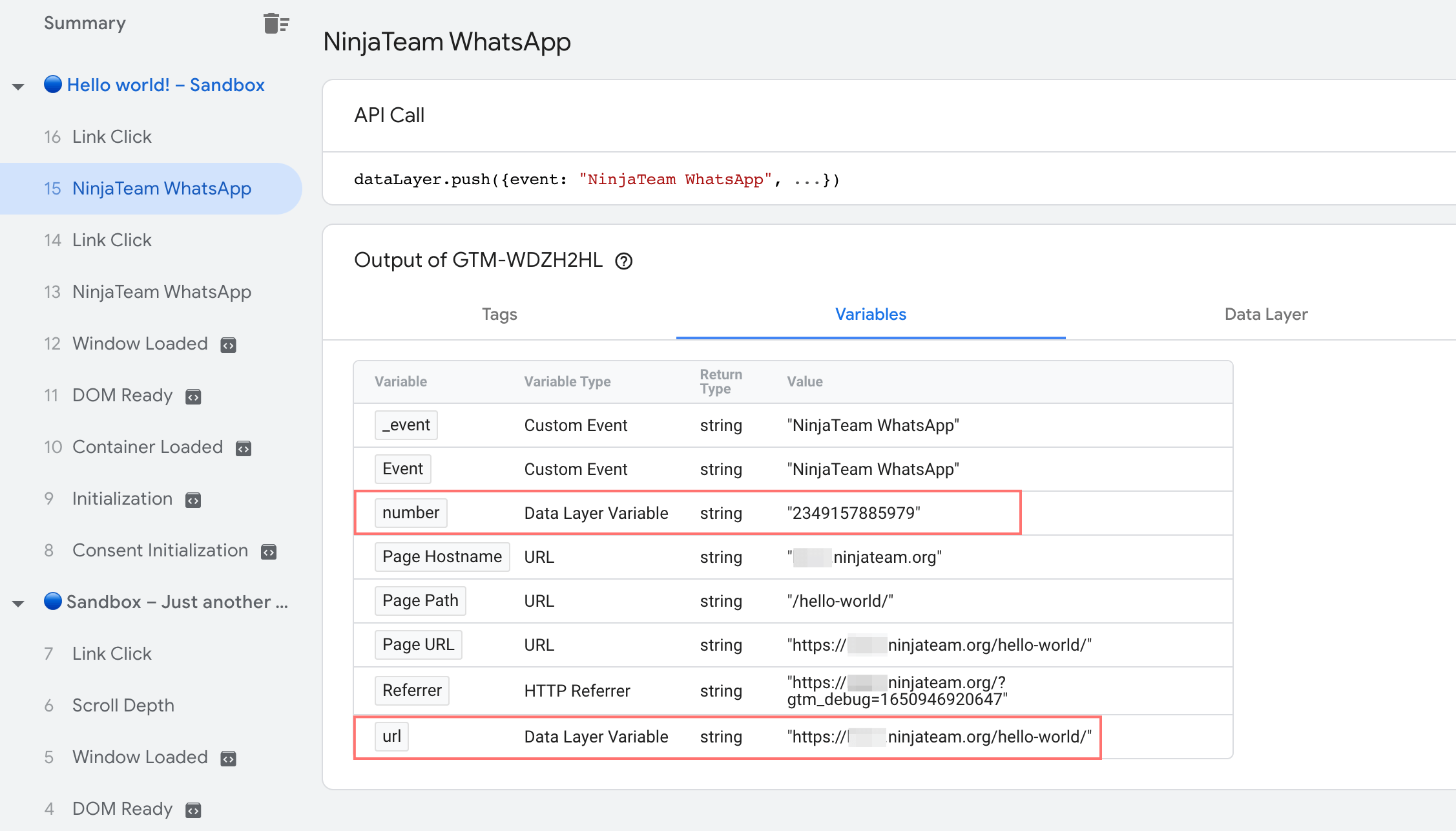 Wywołanie API dataLayer w GTM
