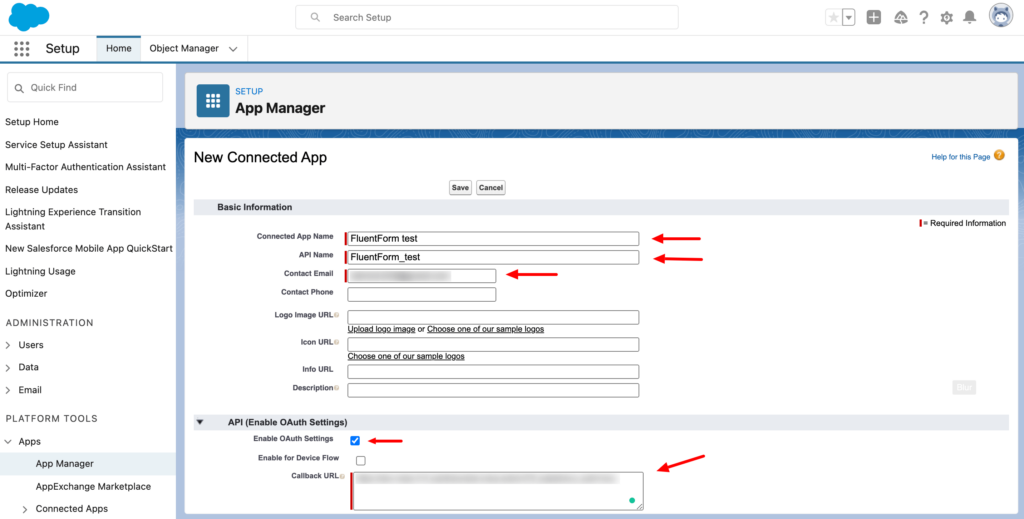 Kreator formularzy Salesforce — Fluent Forms