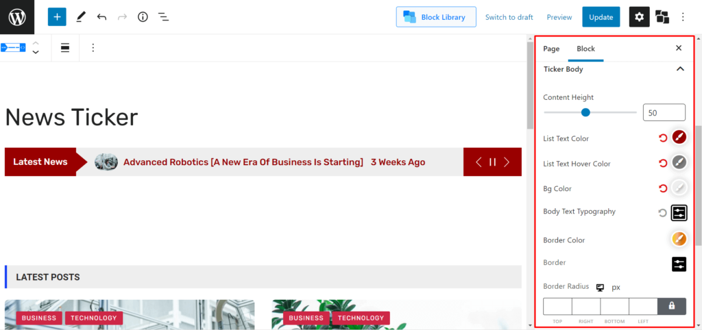 Présentation de WordPress Breaking News Ticker pour PostX 7 Introducing WordPress Breaking News Ticker for PostX 2