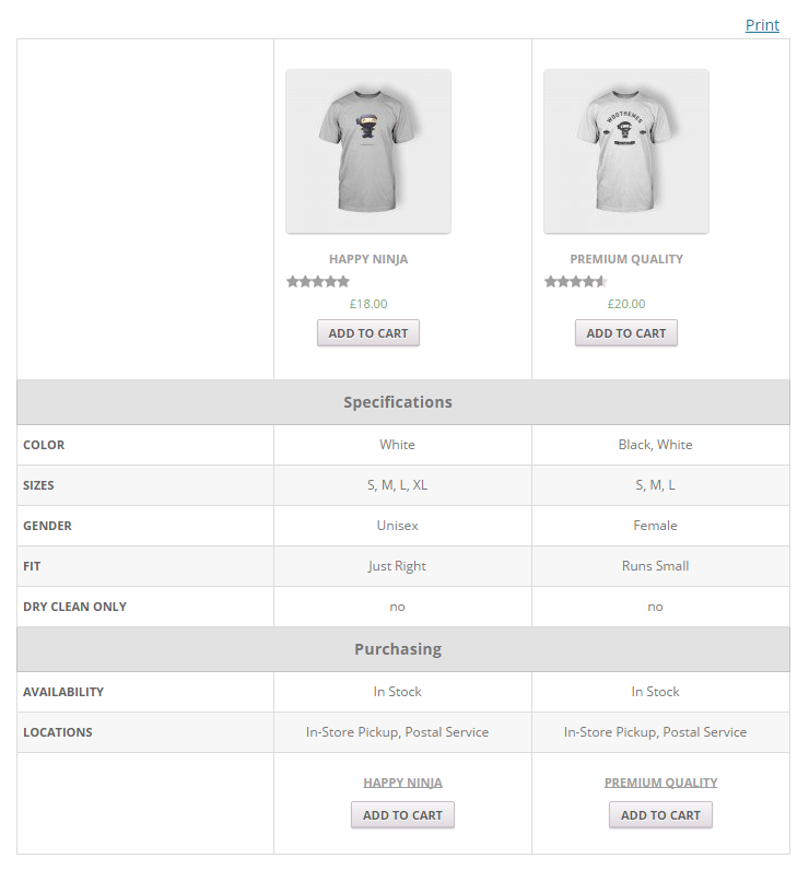 Los 10 mejores complementos de comparación de productos de WooCommerce 2022 11 Compare Products with WooCommerce