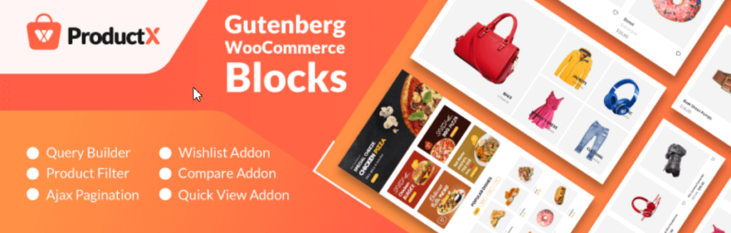Los 10 mejores complementos de comparación de productos de WooCommerce 2022 2 ProductX Gutenberg WooCommerce Blocks