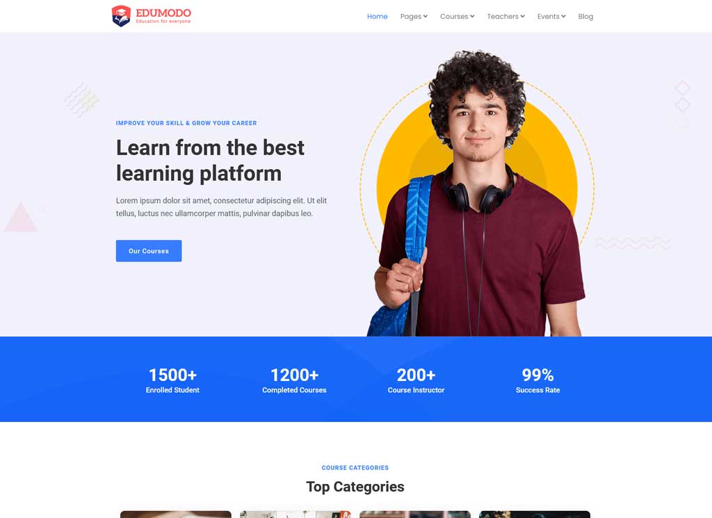 thèmes wordpress pour les écoles