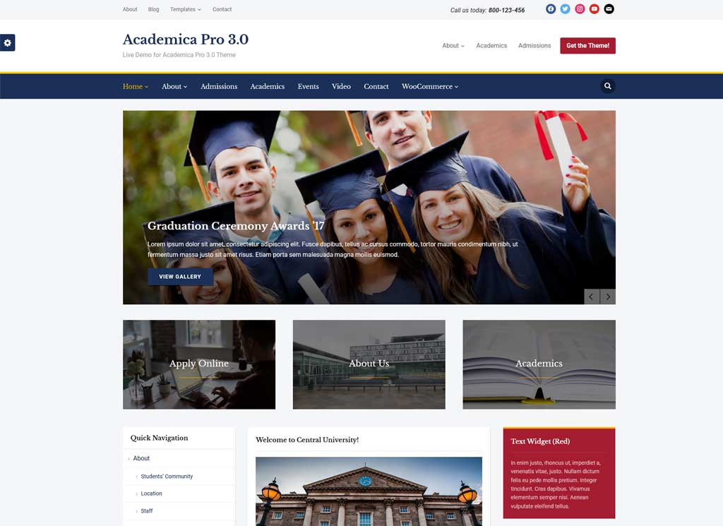thèmes wordpress pour l'éducation