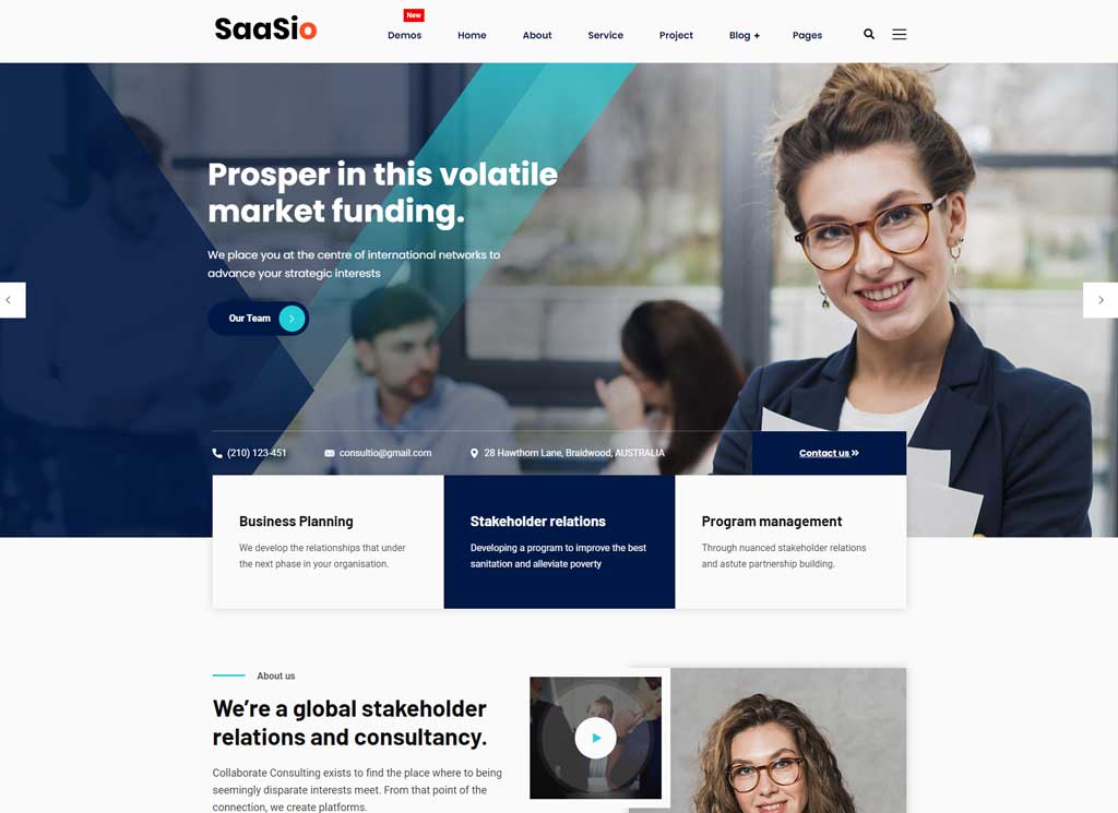 szablon portfolio z jedną stroną