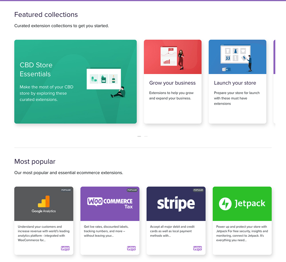 WooCommerce 扩展商店