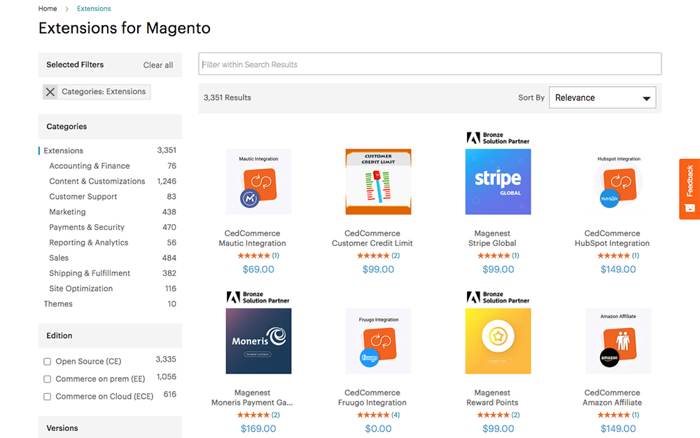 Magento extensions