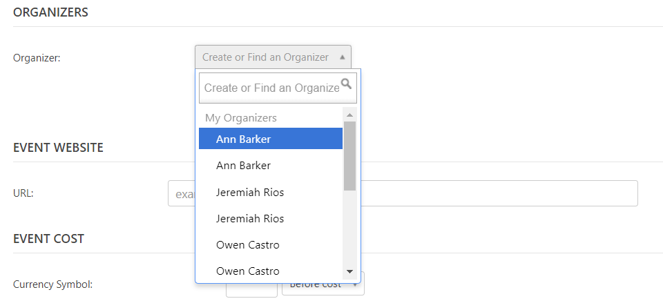 Organizatorii