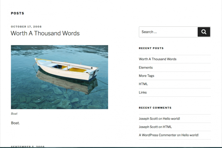 Twenty Seventeen Theme