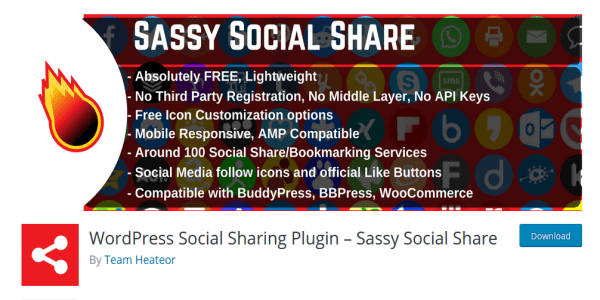 Sassy Social Share