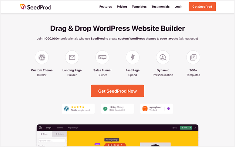 مراجعة SeedProd - IsItWP - كاشف سمة WordPress مجاني SeedProd Review