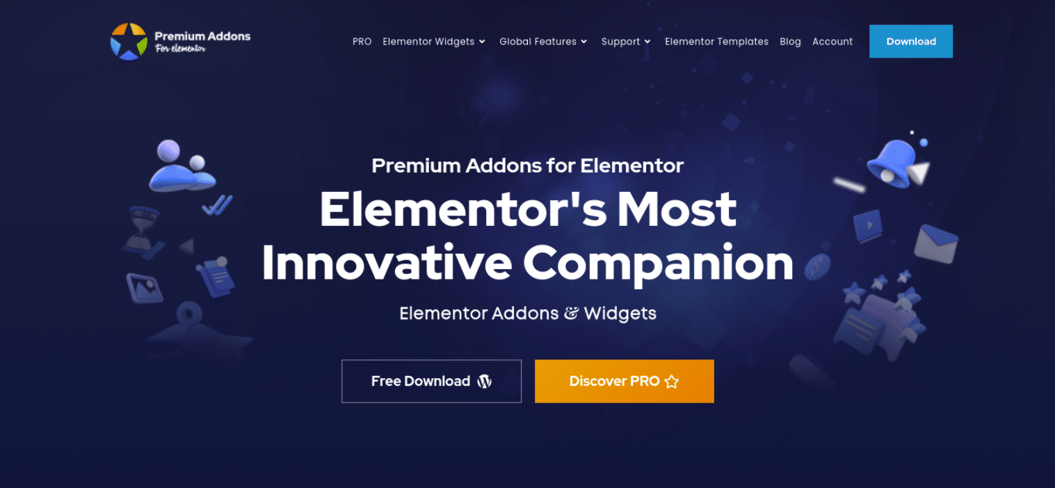 ส่วนเสริมพรีเมียมสำหรับหน้าแรกของ Elementor