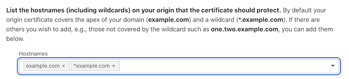 Aggiunta di nomi host a Cloudflare Adding hostnames to Cloudflare