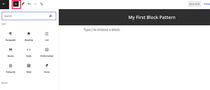 ブロックパターンクリエーター Block pattern creator