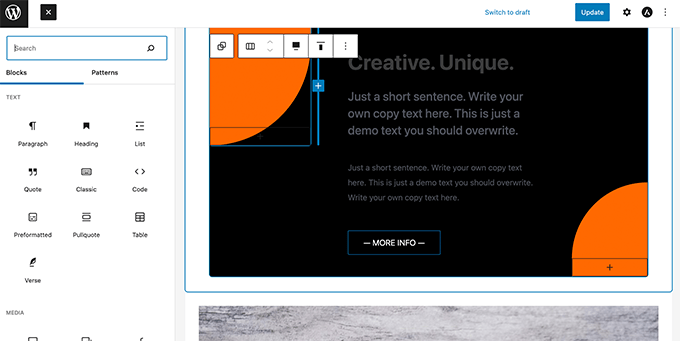 WordPressブロックエディター WordPress block editor