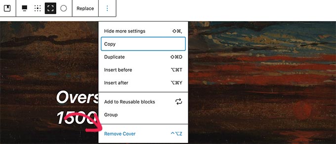 カバーブロックを取り外します Remove cover block