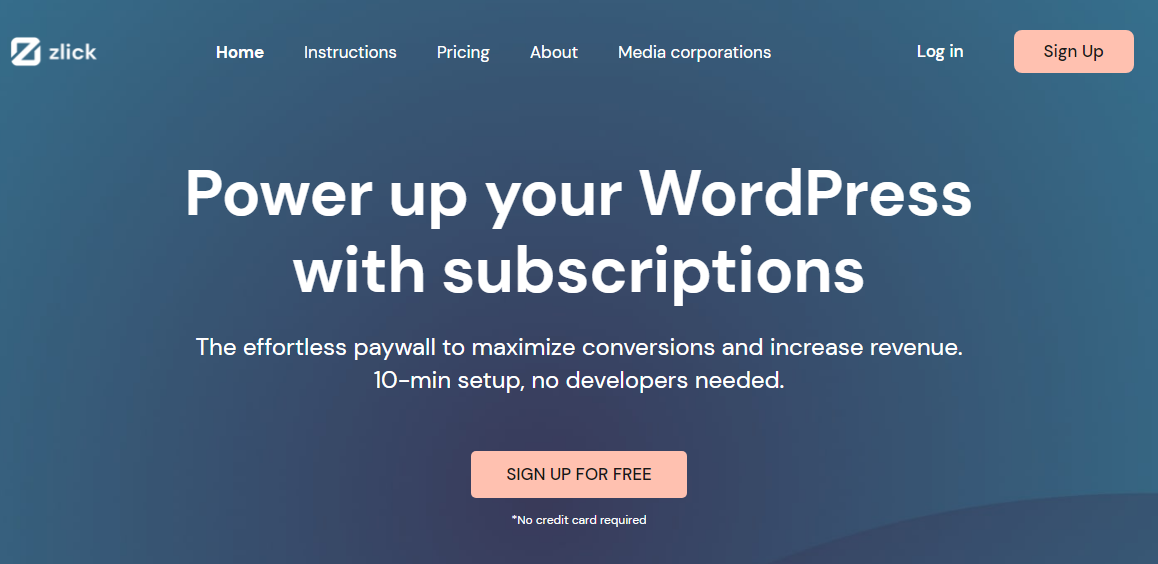 plugin wordpress paywall zlick