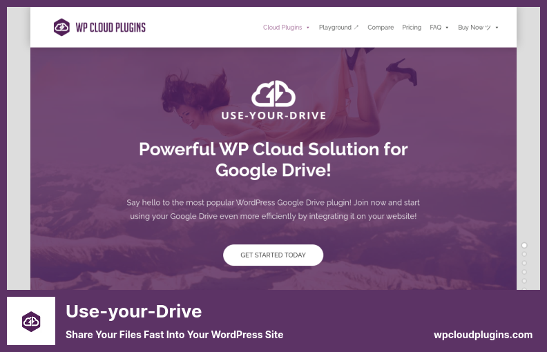 Plugin Use-your-Drive - Compartilhe seus arquivos rapidamente em seu site WordPress