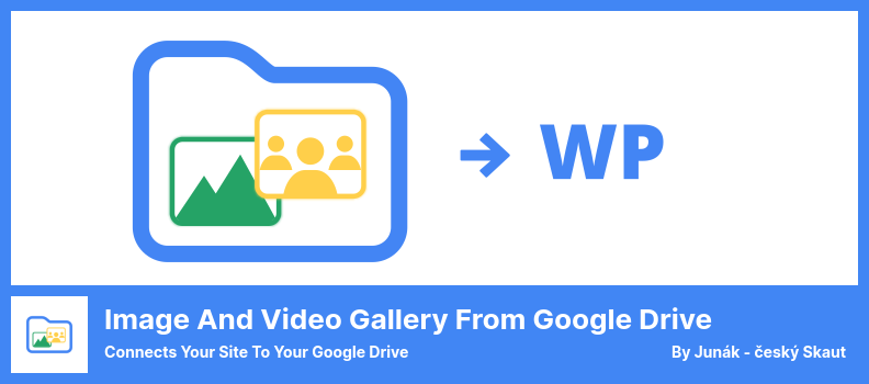 Galeria de imagens e vídeos do plug-in do Google Drive - conecta seu site ao seu Google Drive