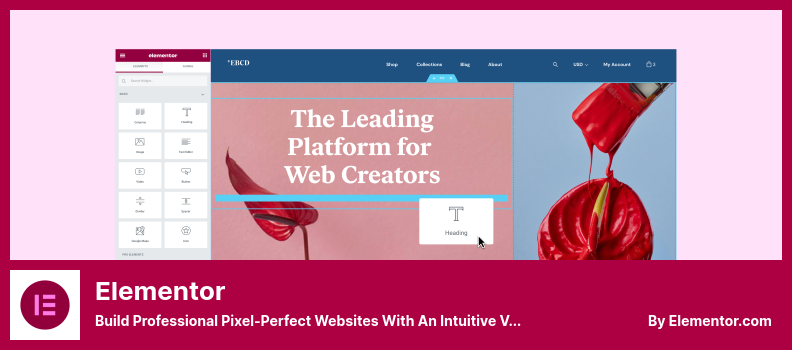Plugin Elementor: crea siti Web professionali perfetti per i pixel con un visual Builder intuitivo