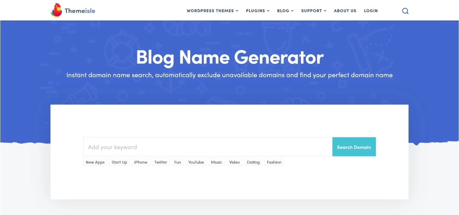 Generatore di affari Themeisle