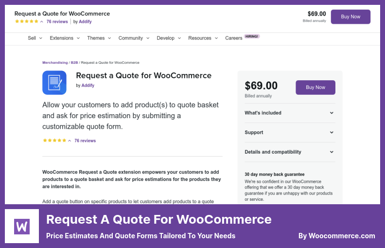 Solicitați o cotație pentru pluginul WooCommerce - Estimări de preț și formulare de cotație adaptate nevoilor dvs.